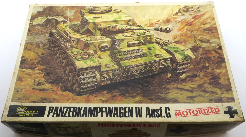 Nichimo 1/30 Panzerkampfwagemn IV Ausf. G Motorizerd Model Kit
