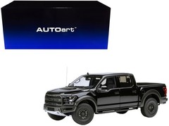 Autoart 72947 1/18 2019 Ford F-150 Raptor Pickup Truck Agate Black