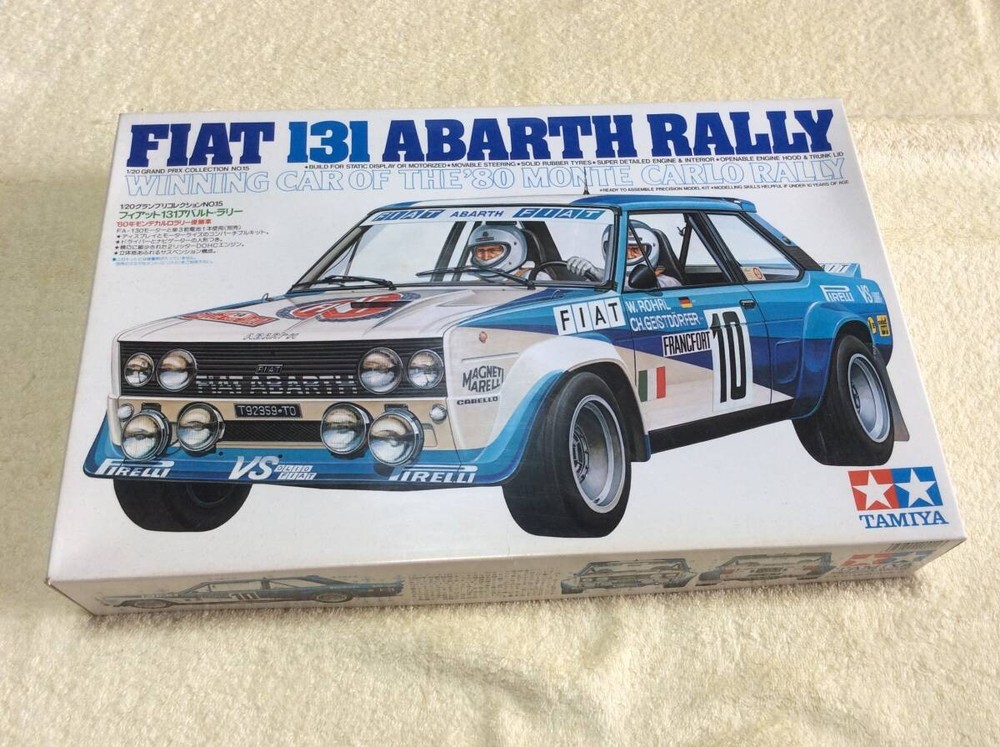 Fiat 131 Abarth Rally 1980 Monte Carlo winning car 1/20 Tamiya Collectables 17+