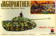 Nitto Models 1/76 JAGDPANTHER German WWII Tank Destroyer *NOS*