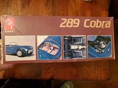 AMT Ertl 1/25 Scale 64′ Ford Shelby Cobra 289 Roadster New Open Box, Sealed Bags