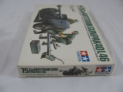 Tamiya 1/35 Scale German 7.5 cm Anti-Tank Gun Pak40/L46 w/ Figures #MM-147 NIB