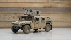 Hand Painted 1/35 Scale US Army Hummer M1151 Jeep Desert Color Plastic Model