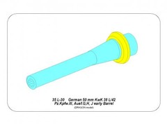 Aber 1/35 German 50mm KwK38L/42 Barrel For Pz.Kpfw.III Ausf.G,H,J 35 L-030