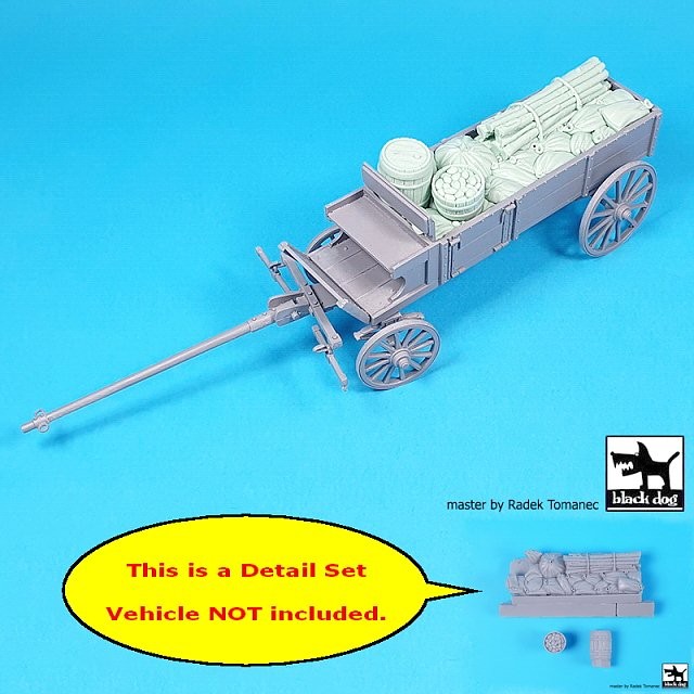 Black Dog 1/35 Stowage & Cargo Load West European Cart Wagon (Master Box) T35319