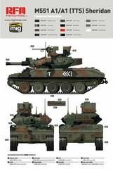 RYEFIELD MODEL RFM RM-5020 1/35 M551A1/A1 TTS Sheridan
