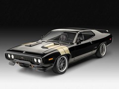 Pre July 1/24 The Fate of Fast & Furious 1971 Plymouth GTX Dominic model kit car
