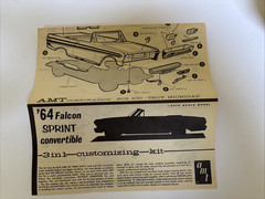 AMT 1964 Ford Falcon Sprint Vintage Conv Kit 5114-150 unbuilt
