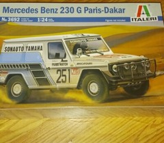 MERCEDES-BENZ 230 G PARIS-DAKAR MODEL KIT ORIGINAL FACTORY SEALED 1:24 ITALERI