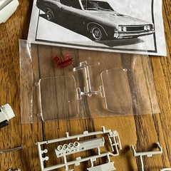 AMT 1969 Ford Torino Cobra Model Car INCOMPLETE For PARTS
