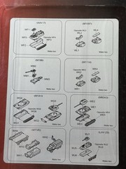 MRC Gallery Models 1:350 Scale U. S. Marines Armor Accessories New Open Box