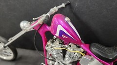REVELL CUSTOM BUILT CHOPPER CUSTOM PAINT 13 INCHES LONG BUILT BY GARY SEEDS DC