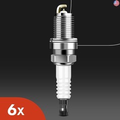 A-Premium Set of 6 Ignition Coil Pack and Iridium Spark Plugs Compatible with