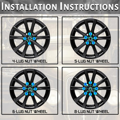 Set of 24 M14X1.5 Lug Nuts Comptible with Replacing Silverado Tahoe Suburban Tah