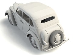 ICM 35484 – Moskvitch-401-420A, Soviet Passenger Car – Scale Model Kit