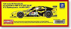 【 STUDIO27 】1/24 kit Corvette C6R #43 “Badboyvette” Lagunaseca ALMS 2007 Jp 4435