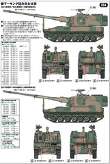 Pit-Road 1 35 JGSDF Type-99 155mm Self-Propelled Howitzer Plastic Model kit G54