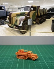 1/144 WWII German Ford V3000 Maultier /w flak 38 Resin kit (#GER104A)