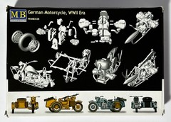 MB MB3528 1/35 Scale WWII Era BMW R75 German Motorcycle from 2008