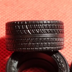 Goodyear ZR40 Tires 1934 Ford Pickup 1:25 Scale Model Car Part Lindberg