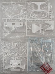 RARE Retro Bandai Ford GT 1/20 Scale Model Kit White Original Box Japan Import
