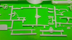 AMT 55 1955 Chevy Bel Air 1/25 Frame Axle Rear End Interior Tub Bench Seat Dash