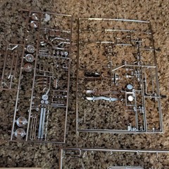 Vintage Amt Double 3 In 1 Dragster 1/25 Scale Model Parts Kit