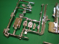 MPC 67 1967 GTO Pontiac 1/25 400 stock or blower motor engine headers side pipes