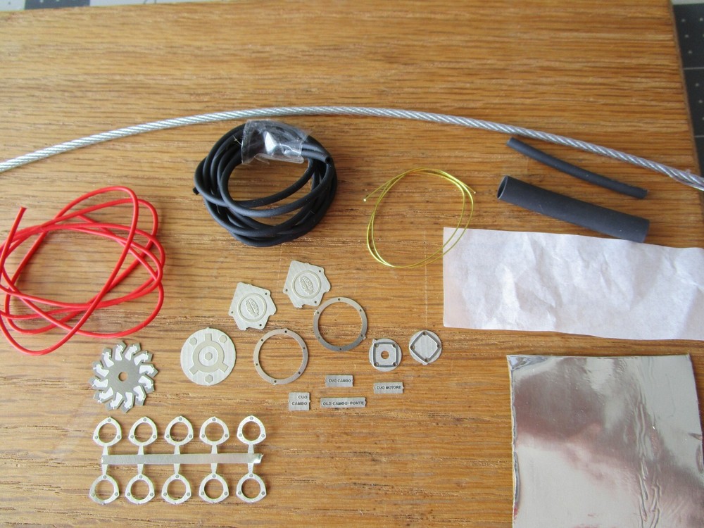 Pocher 1/8 Ferrari F40 Metal Engine Dress-Up Transkit Upgrade