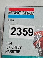 Revell Monogram 1957 Chevy Chevrolet Hardtop Kit 1:24 #2225 NIB Vintage Sealed