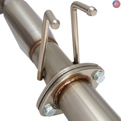DNA MOTORING CBE-HC06SI Stainless Steel Cat Back Exhaust System [Compatible