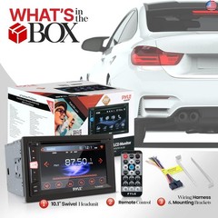 Pyle Double DIN 6.2? Touchscreen Car Stereo ? in-Dash Multimedia DVD/CD/MP3