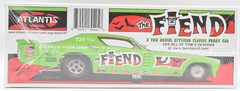 Atlantis “The Fiend” Tom Daniel Funny Car Dragster 1:32 Snap Model Kit M8278