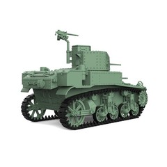 MRY-SFW SS504 1:64 S Scale Military Model Kit US M3 Stuart Light Tank