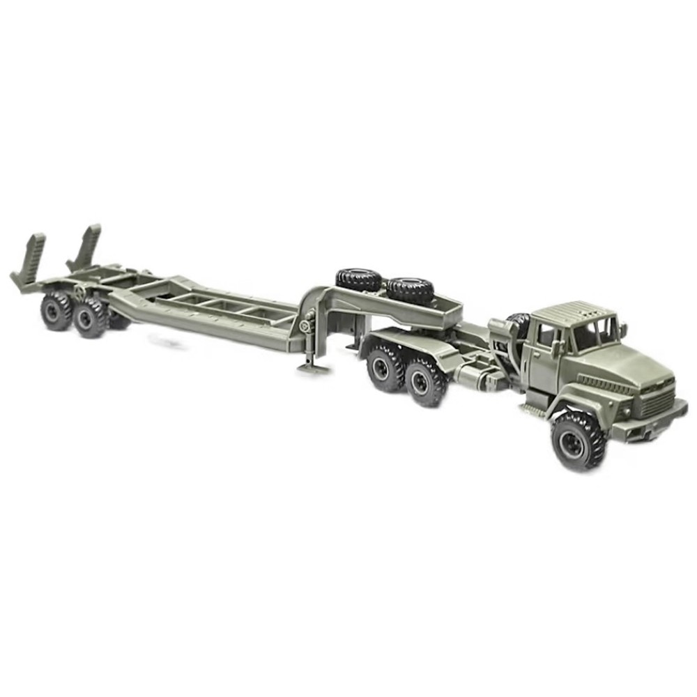 1/72 Russian KrAZ-260B Military Unassembled Model Traction Transport Truck Gift