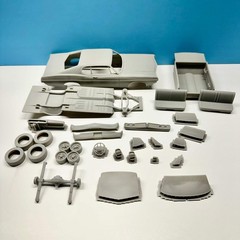 1968 Ford Galaxie 2 Door 3D Printed Resin Model Kit