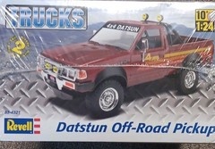 Revell Datsun Off-Road Pickup Red 1:24 Scale Plastic Model Kit 85-4321