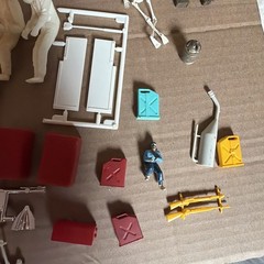 Vintage Amt MPC Revell Assorted Put Crew Parts Fire Extinguishers Tools Gas Cans