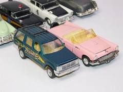 7 Pcs Vintage 1950s American Classic Model Cars Collection