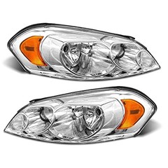 for 2006 2007 2008 2009 2010 2011 A-Chrome Housing Amber Reflector Clear Lens