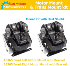 Set of 3, Front Motor Mount and Trans Mount Compatible with 2007-2013 Silverado