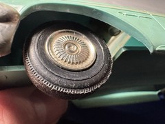 Vintage 1959 Promo Chrysler DeSoto Fireflite Friction Jo-Han Models Aqua Color