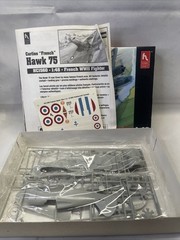 Hobby Craft French Curtiss Hawk 75 Plastic Model Plane 1:48. Open Box!!!