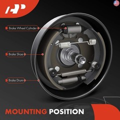 A-Premium Rear Drum Brake Wheel Cylinder Compatible with Select Chevrolet,