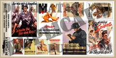 Diorama/Model Accessory – 1/35 German Propaganda Posters, Various Sizes – WW2