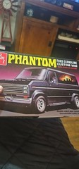 Vintage AMT PHANTOM Ford Econoline Custom Van Model Kit T418 1/25