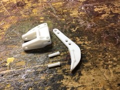 Custom Ripper Shank For The 1/25 AMT Cat D8 Dozer Model