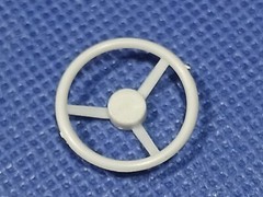 🌟 Unidentified Steering Wheel #126 1:24 Or 1:25 1000s Model Car Parts 4 Sale