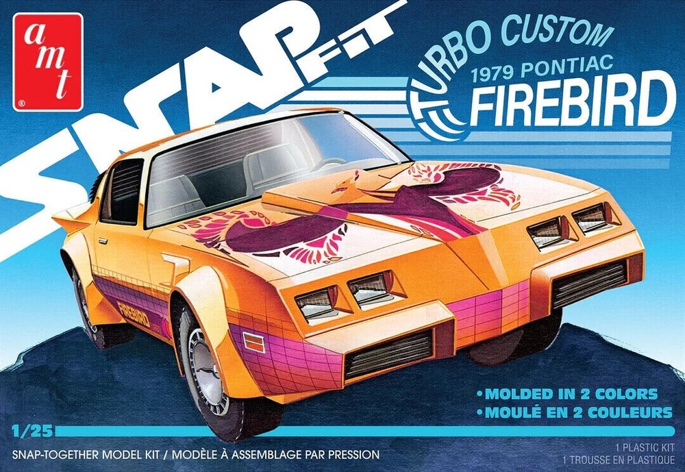 AMT 1979 PONTIAC FIREBIRD TURBO CUSTOM 1/25 Model Kit AMT1211-NEW