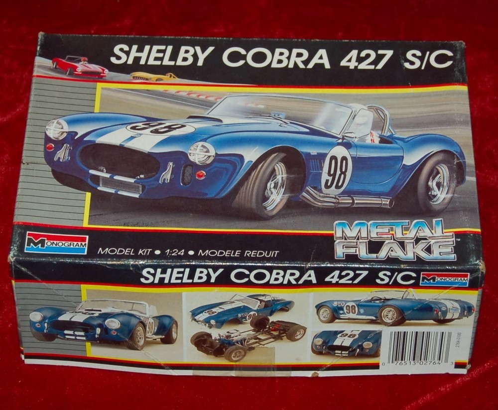 VINTAGE Monogram Shelby Cobra 427 S/C Made in USA 1980’s AS IS!